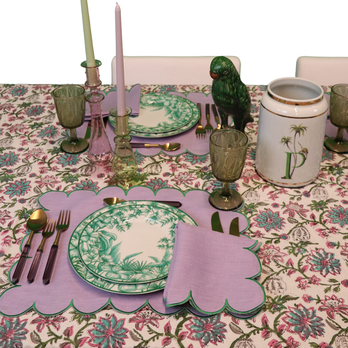 Olive Leaf Goblet - Set of 4-Briton Court