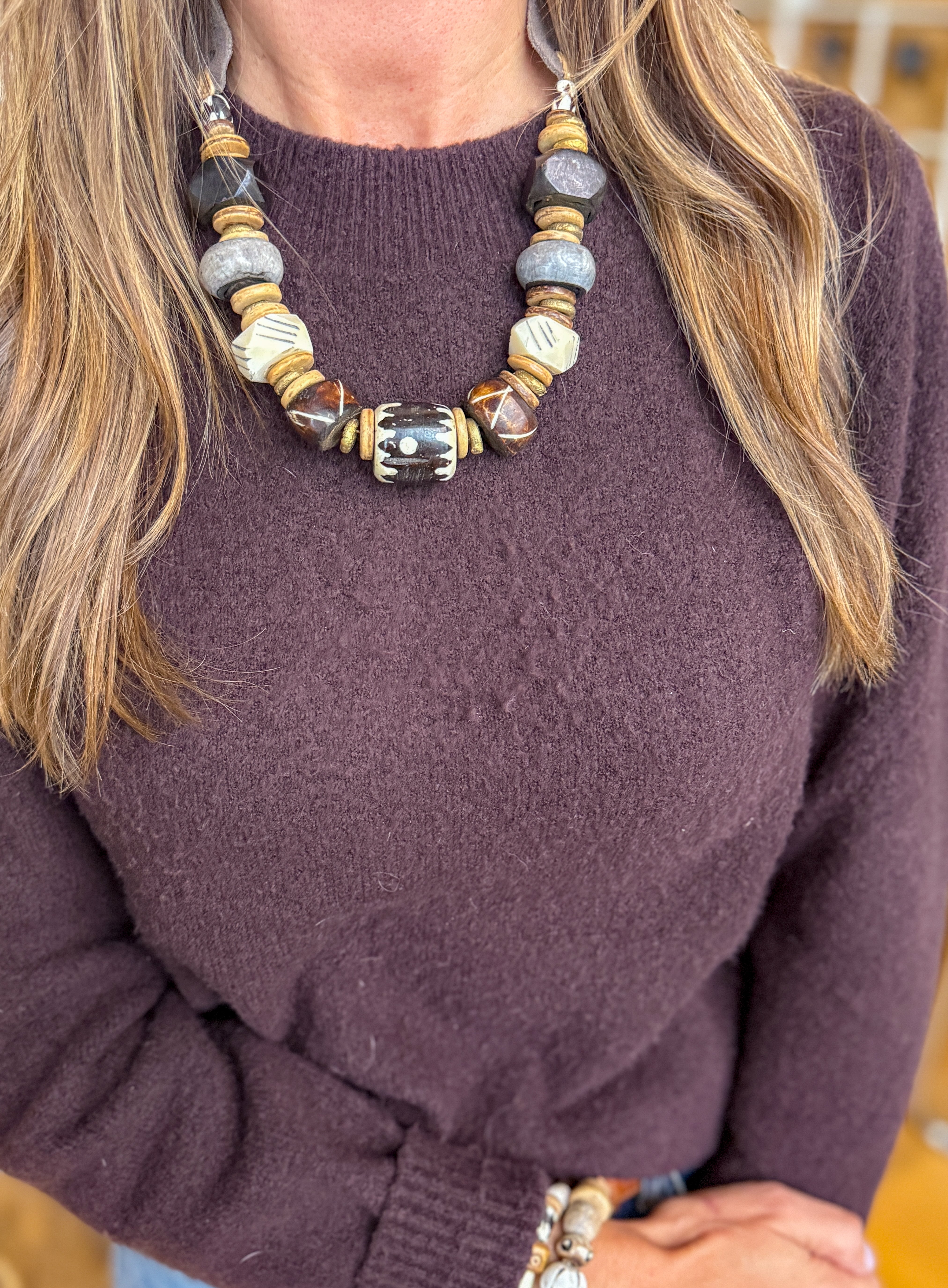 Mid Classic Necklace | Mixed Tribal-Briton Court