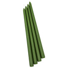 Extra Tall Pine Green Taper Candle, 1 Case of 24 Packs (4 Candles per Pack)-Briton Court