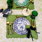 24 Extra Tall Pine Green Taper Candle - 6 Packs of 4-Briton Court