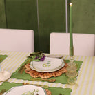 Extra Tall Pine Green Taper Candle, 1 Case of 24 Packs (4 Candles per Pack)-Briton Court