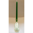 Extra Tall Pine Green Taper Candle, 1 Case of 24 Packs (4 Candles per Pack)-Briton Court