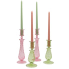 24 Extra Tall Pistachio Cream Taper Candle - 6 Packs of 4-Briton Court