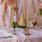 24 Extra Tall Pistachio Cream Taper Candle - 6 Packs of 4-Briton Court