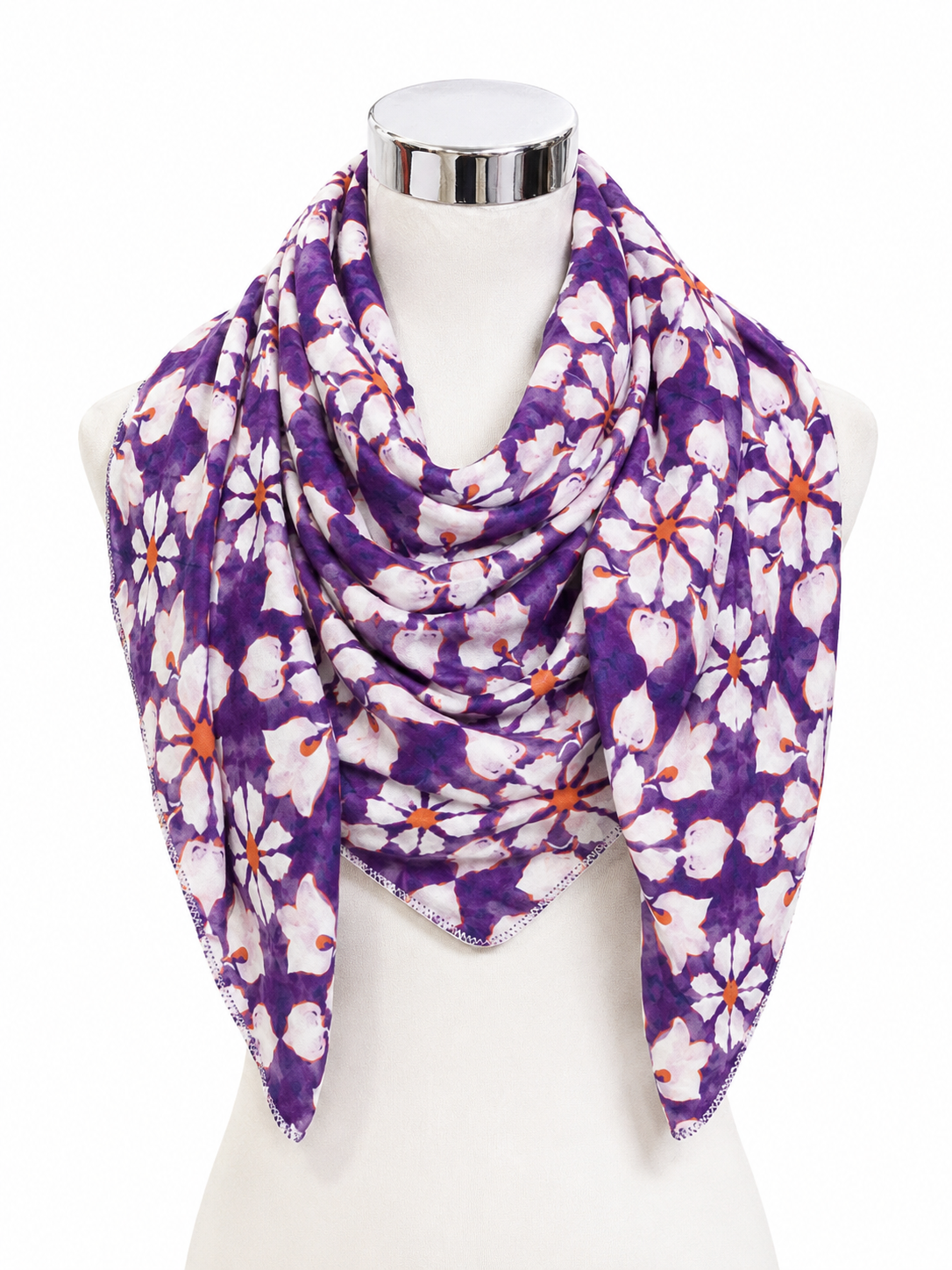 Gameday Purple & Orange Scarf-Briton Court