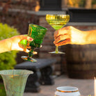 Sage Ribbed Coupe - Set of 4-Briton Court