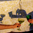 Sage Ribbed Coupe - Set of 4-Briton Court