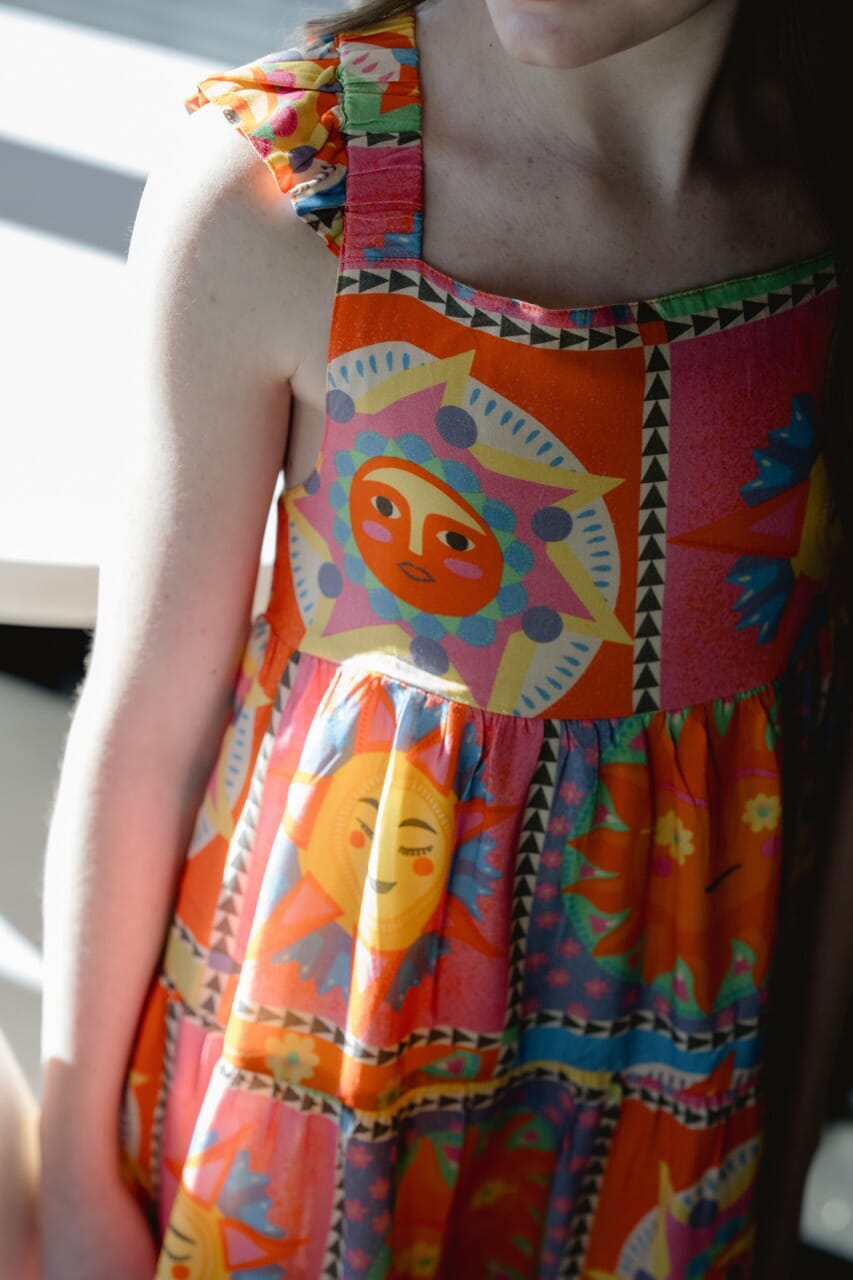 Girls Anna Dress-Briton Court