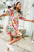 Girl wearing Briton Court dress
