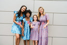 blue mini dress - briton court