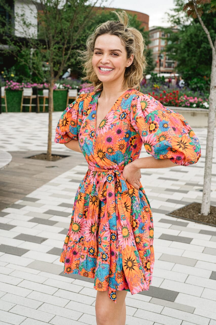 women's wrap dress - briton court