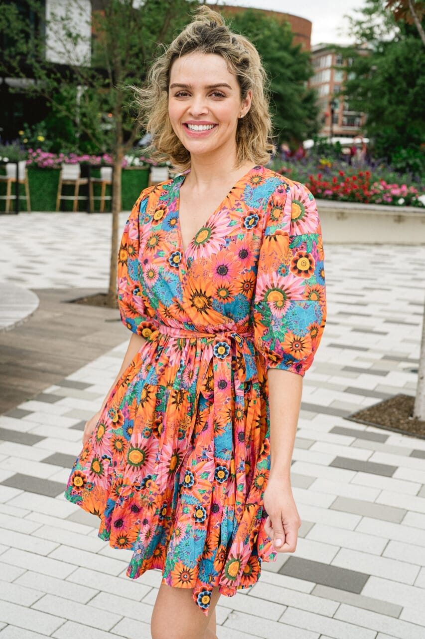 women's wrap dress - briton court