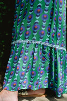 Alexi Maxi Dress- Winter Cobalt Green-Briton Court