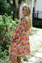 Eliza Mini Dress - Floral Motif-Briton Court