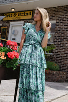 Aria Maxi Dress- Winter Mint-Briton Court