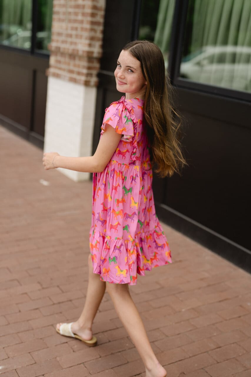 Girls Kelly Dress-Briton Court