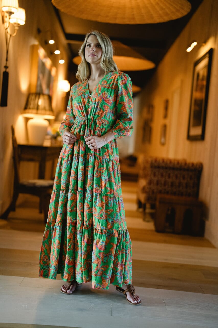 Maria Dobby Maxi Dress-Briton Court