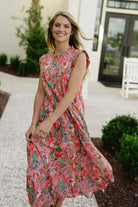 Clara Maxi Dress- Coral Reef-Briton Court