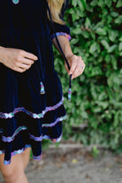 Tucker Mini- Navy Velvet-Briton Court