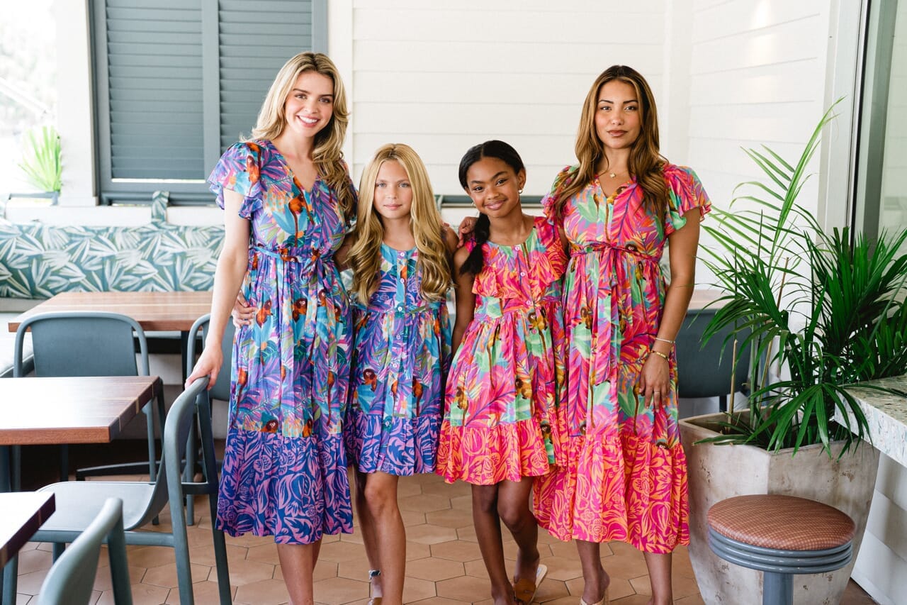 printed midi dress - briton court