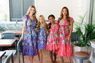 printed midi dress - briton court