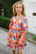 girls colorful dress - briton court