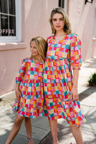girls colorful dress - briton court