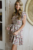 Delilah Mini Dress - Carousel Print-Briton Court