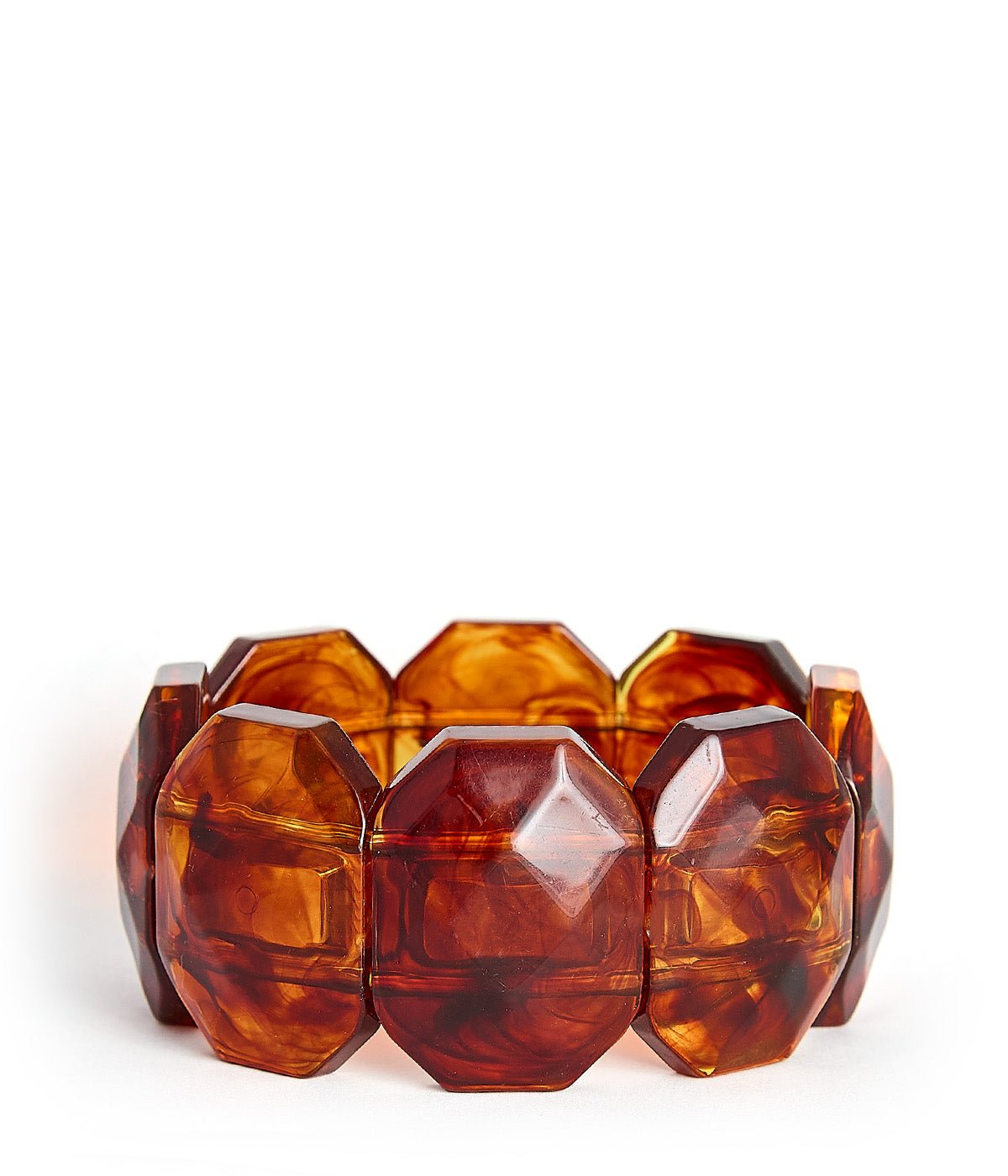 Esme Acrylic Stretchy Cuff Bracelet-Briton Court
