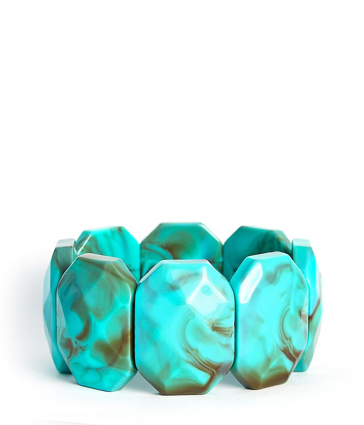 Esme Acrylic Stretchy Cuff Bracelet-Briton Court
