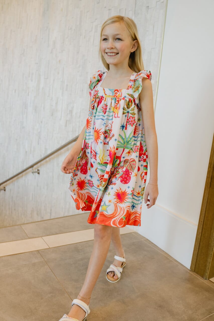 Girls Eleanor Dress-Briton Court