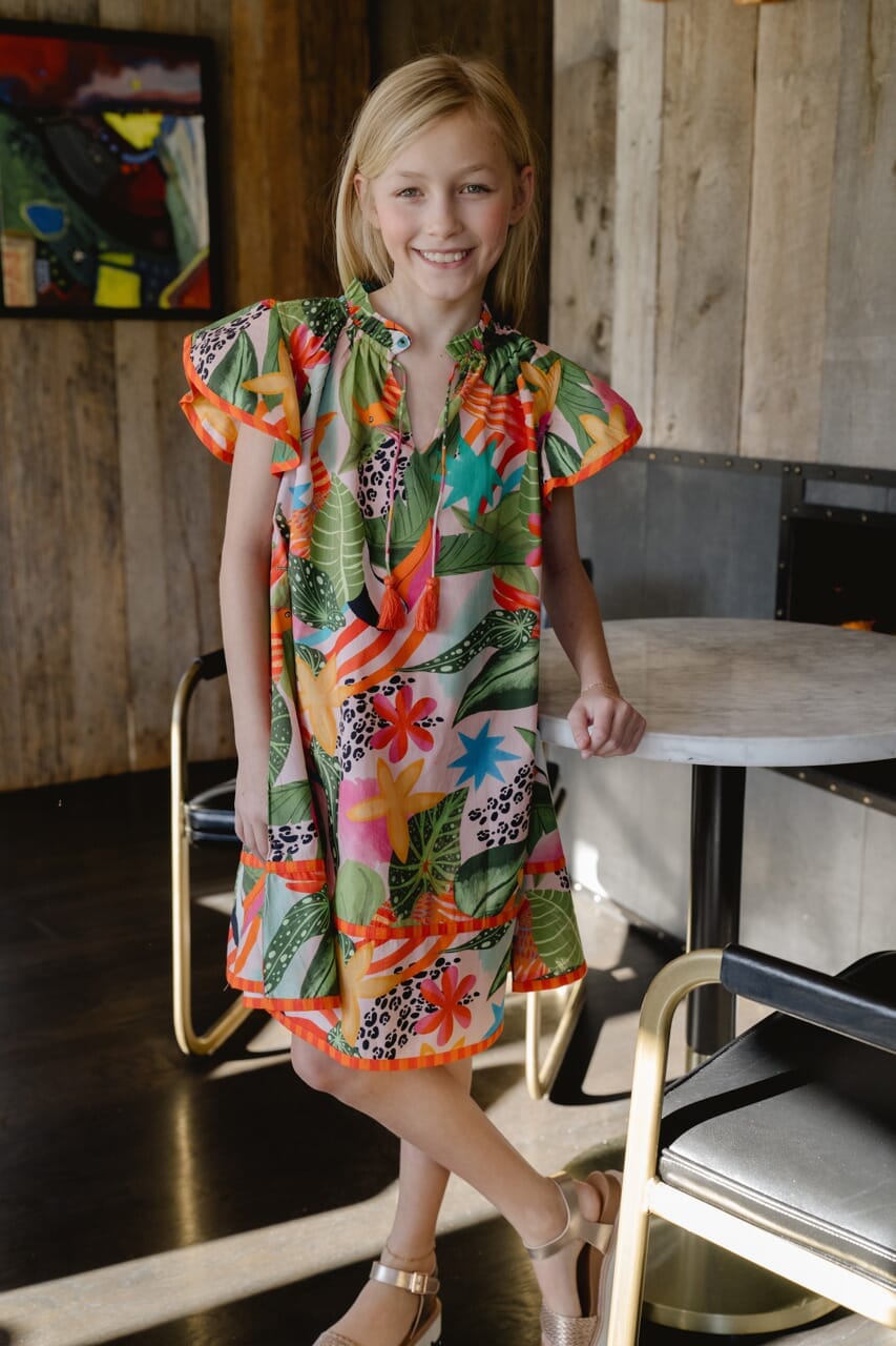 Girls Grayson Dress-Briton Court