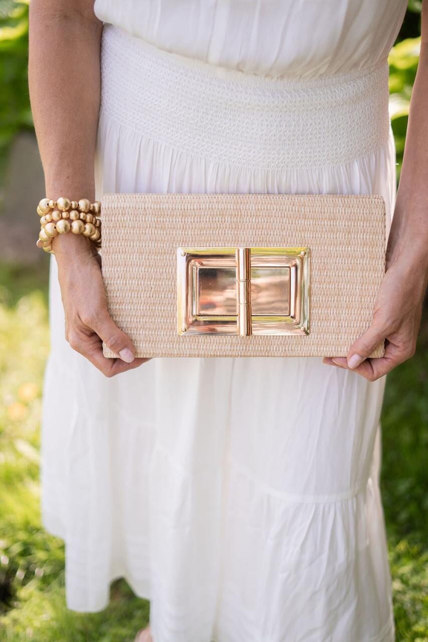 Lillian Clutch - Straw-Briton Court