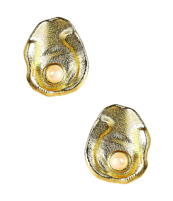 Oyster Stud - Earring-Briton Court