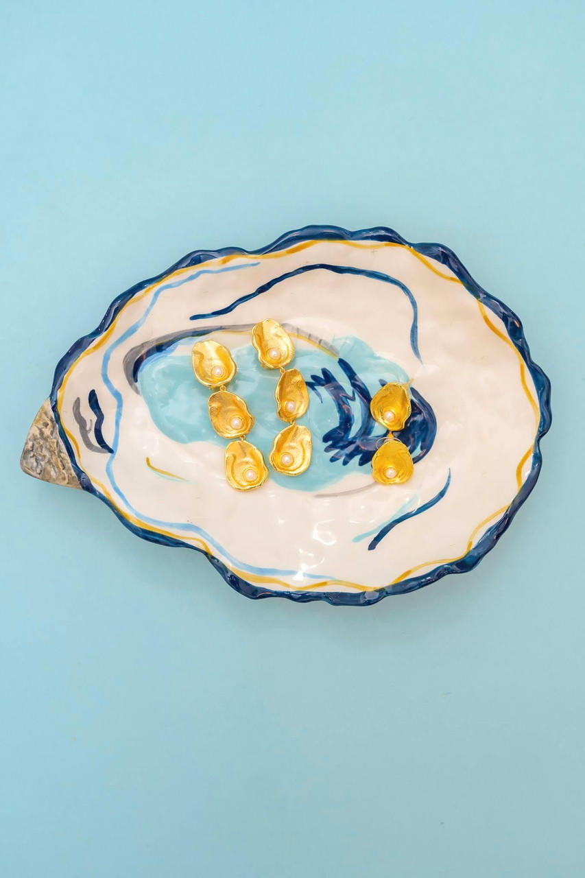 Oyster Stud - Earring-Briton Court