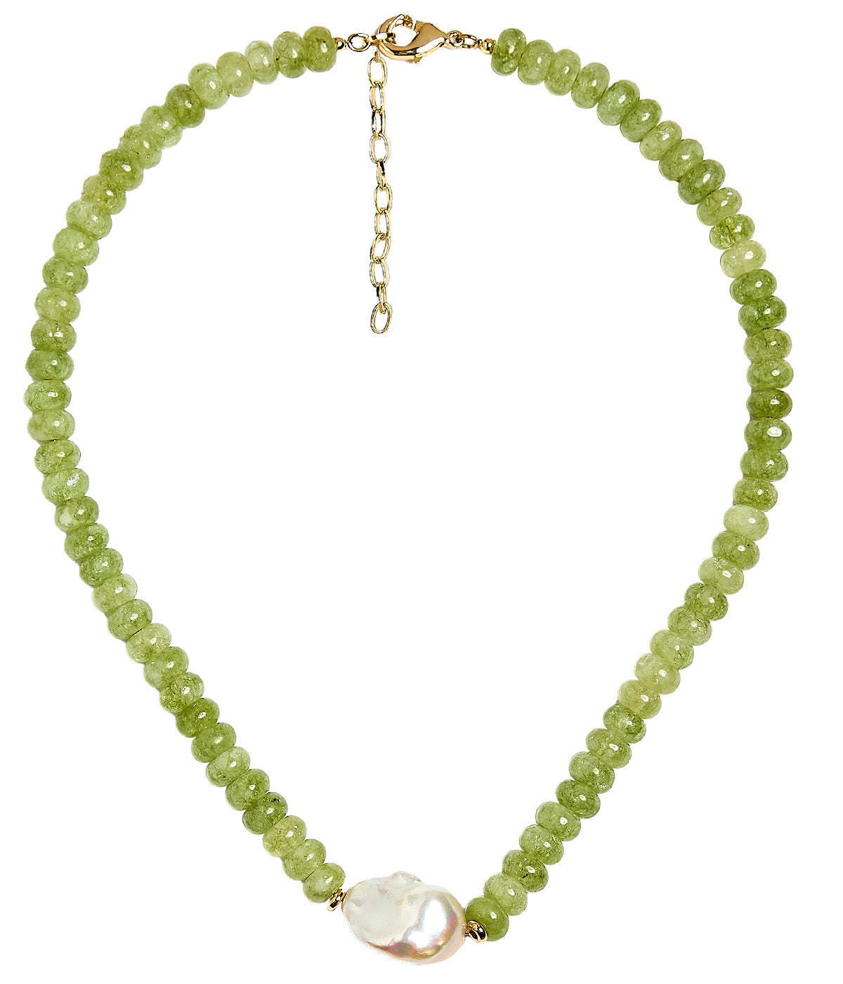 Susie- Quartz Beaded Necklace with freshwater Pearl-Briton Court