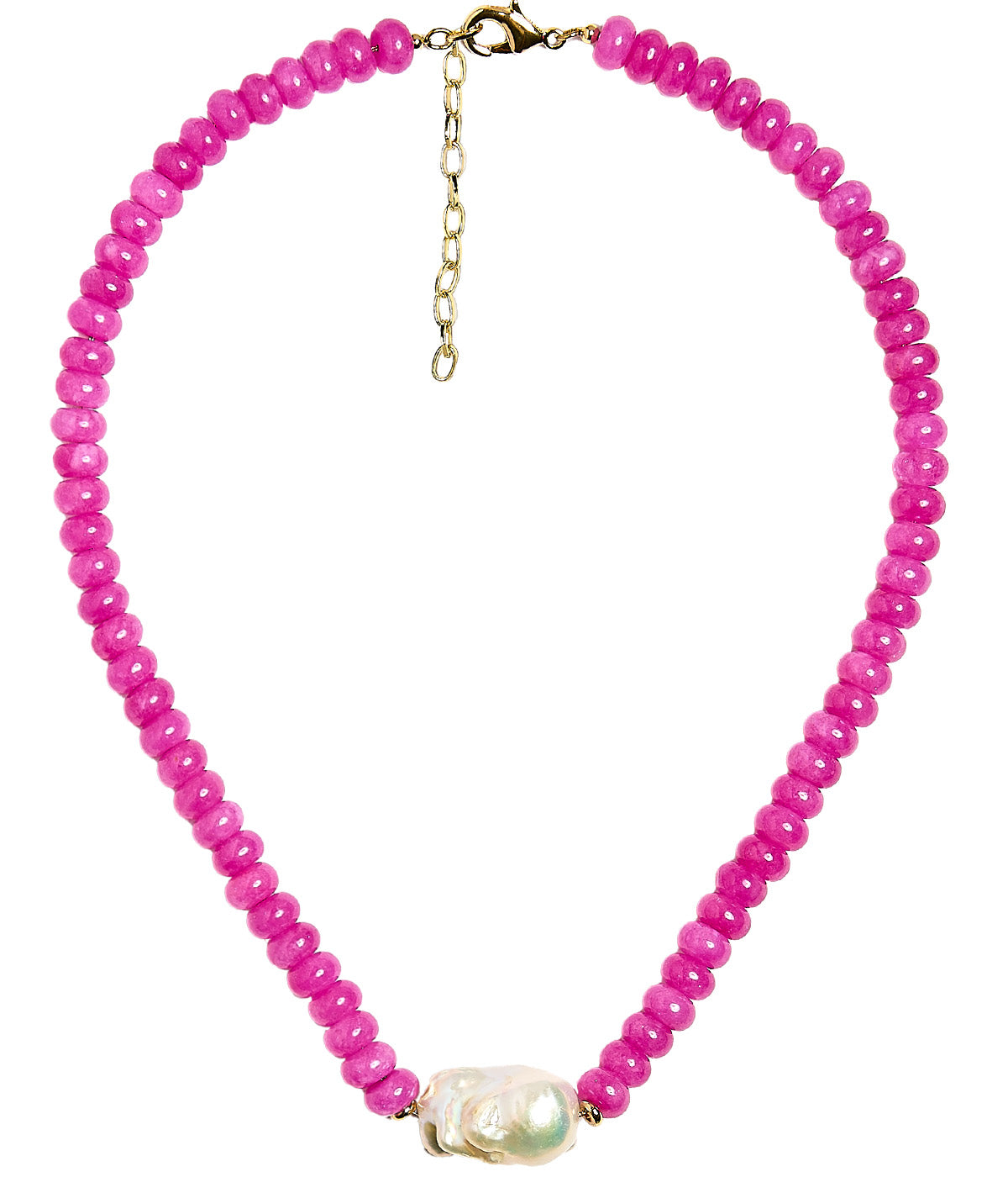 Susie- Quartz Beaded Necklace with freshwater Pearl-Briton Court