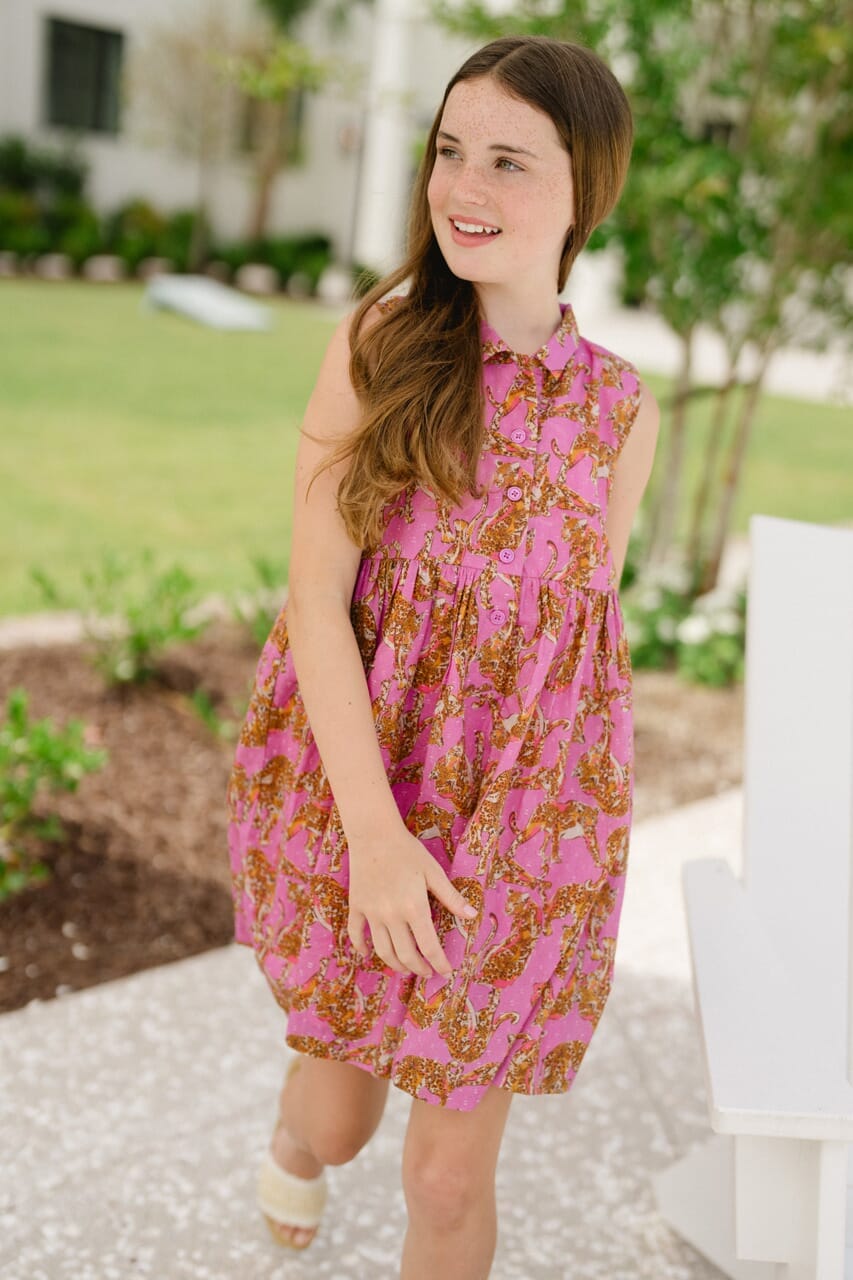 Girls Rachel Dress-Briton Court