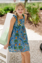 Girls Sidney Dress-Briton Court