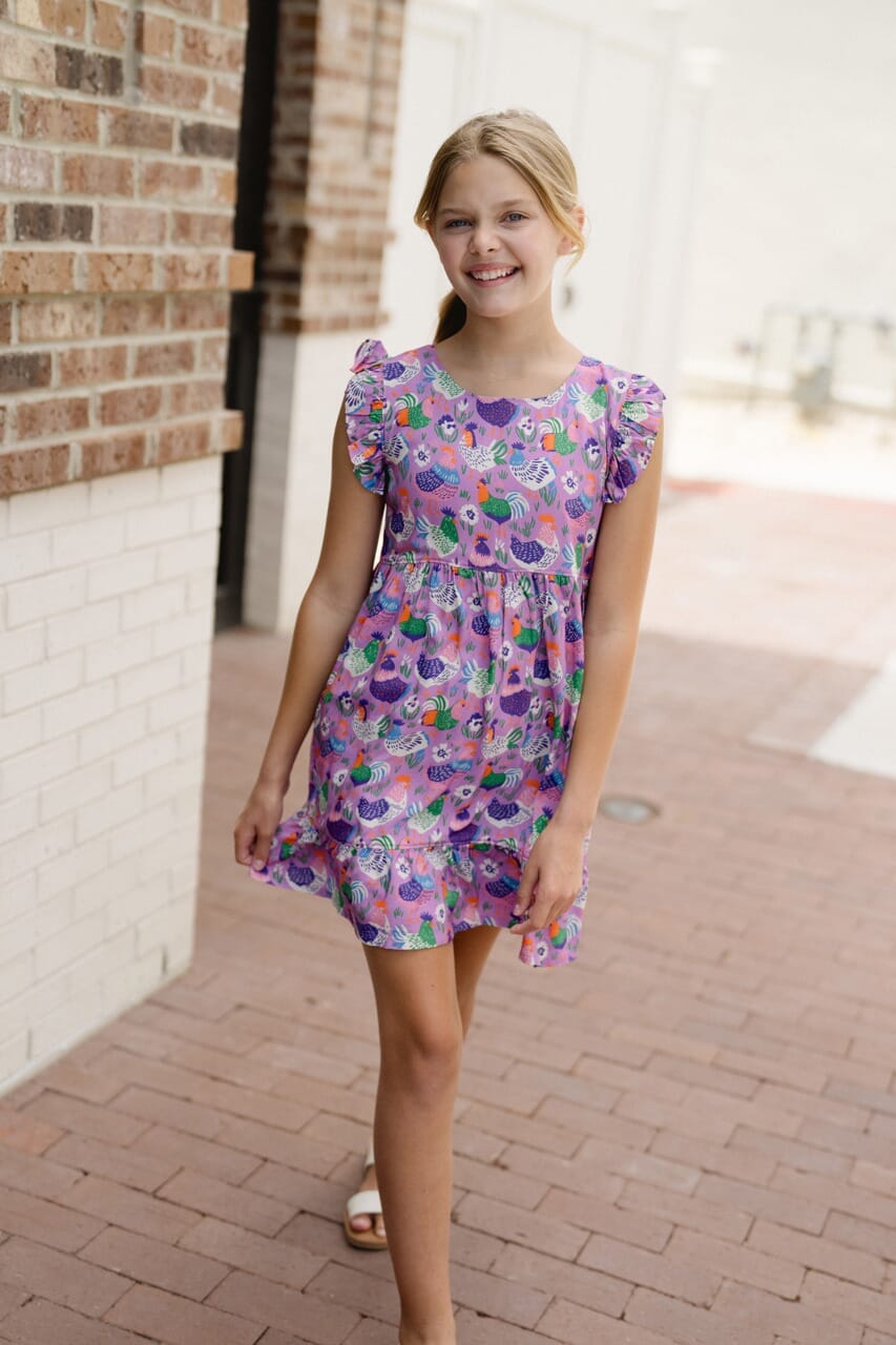 Girls Sophia Dress-Briton Court