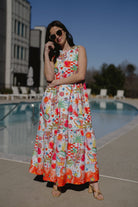 Stephe Maxi Dress - Tropical-Briton Court